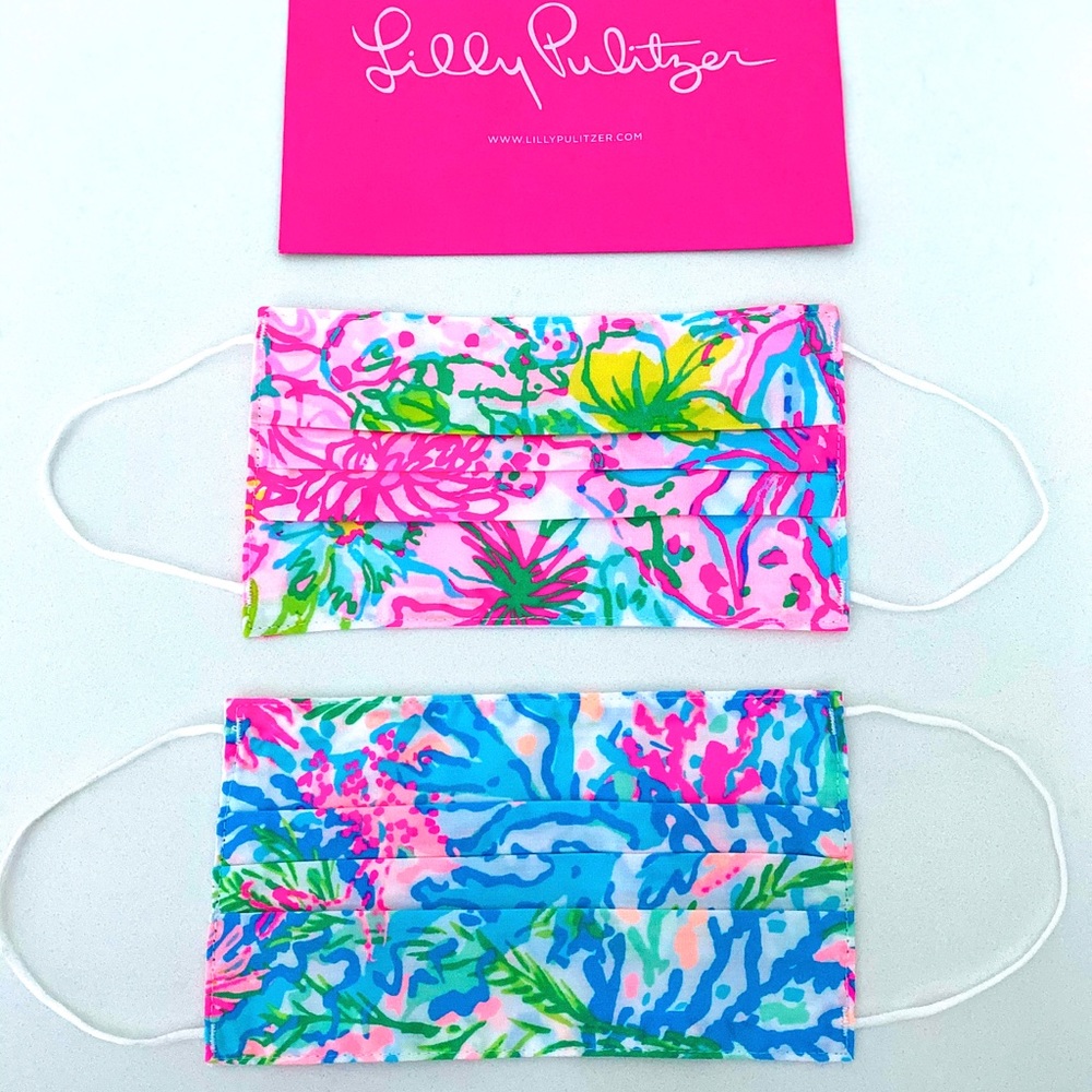 Lilly Pulitzer Adult mask—set of two